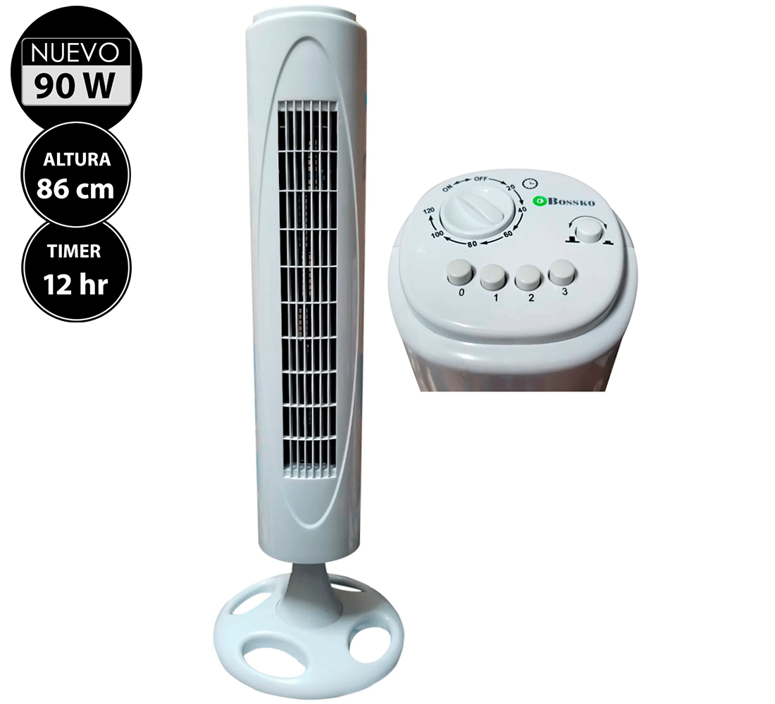 Ventilador Torre 90W BK-8228VT 86cm