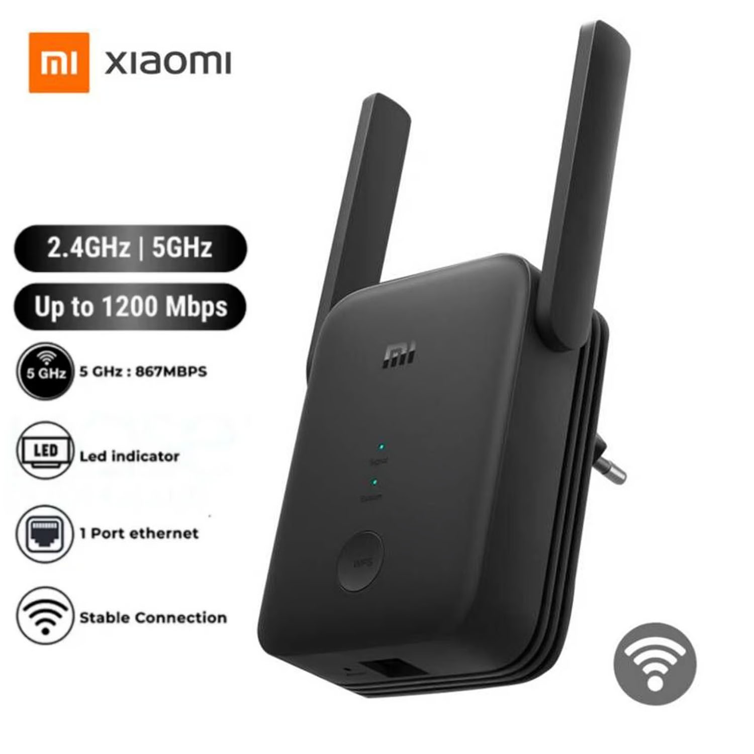 Repetidor Wifi Xiaomi AC1200 Banda WIFI Dual