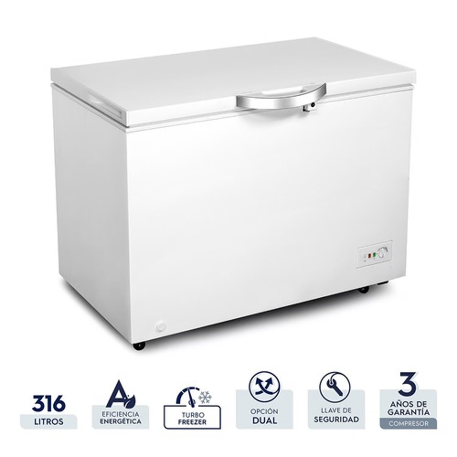 Congeladora Electrolux Frost Horizontal 316 Litros EFCC32C2HQW