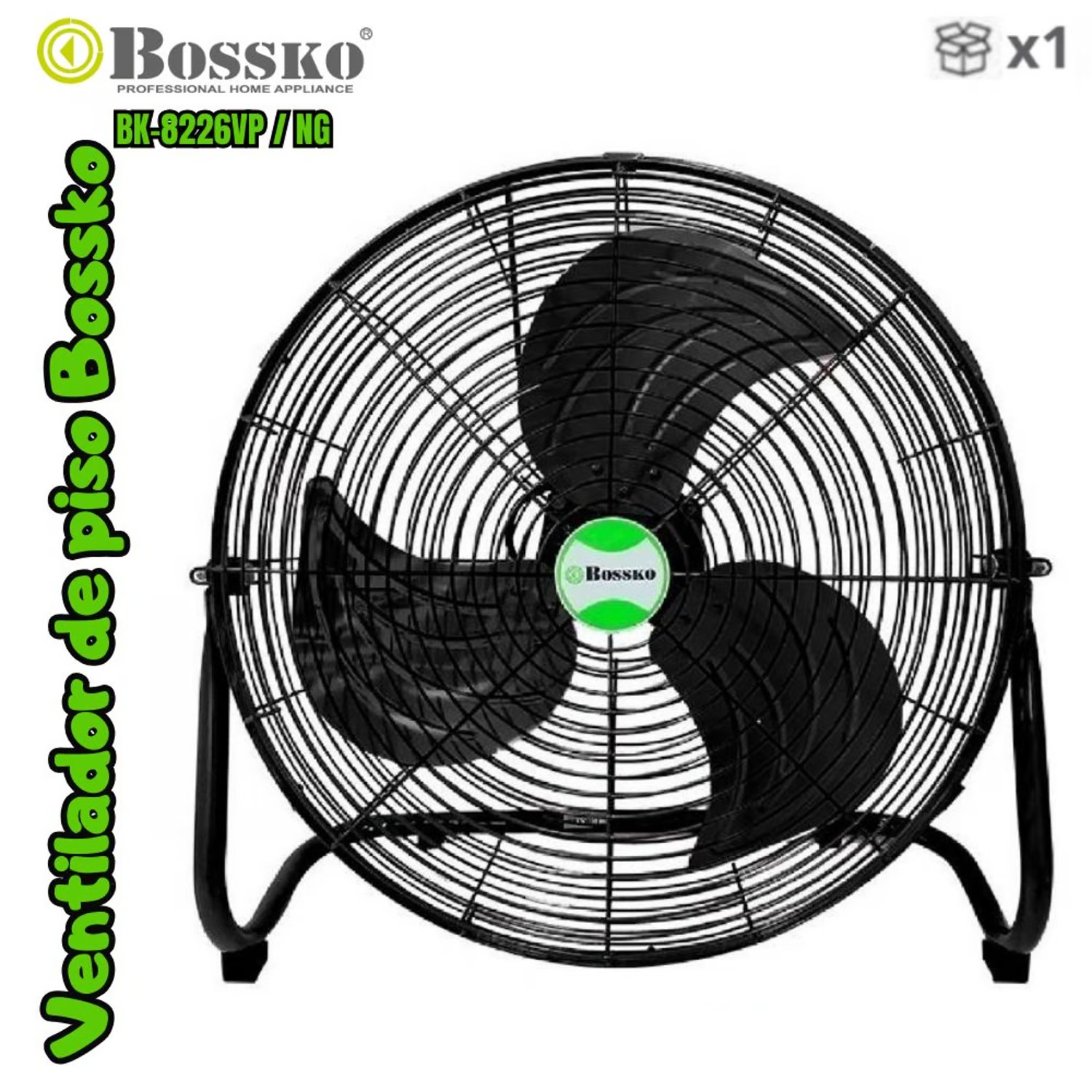 Ventilador de 18 BK-8226VP/NG Negro